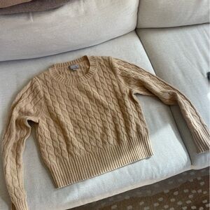 J. Crew Cashmere Sweater in Warm Brown